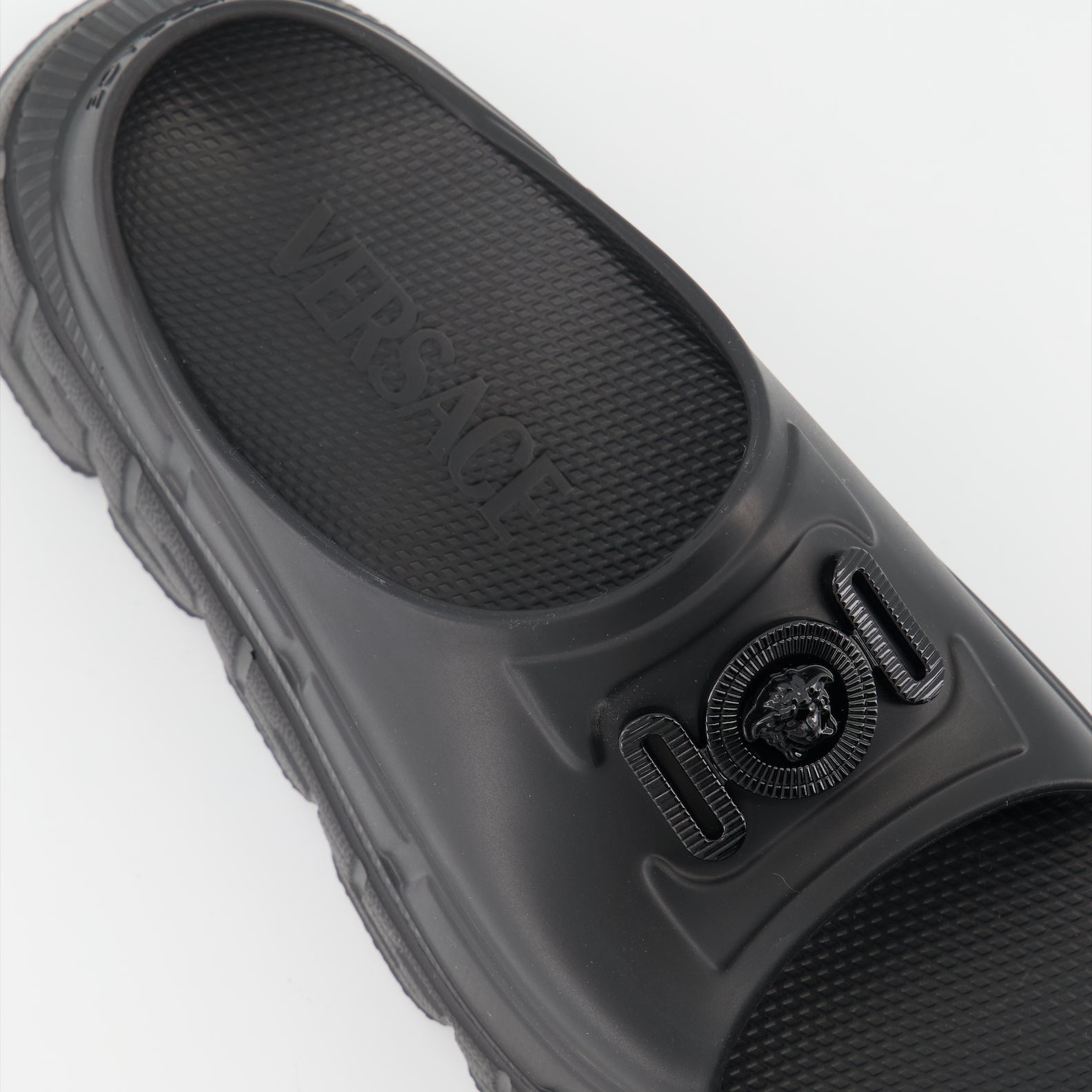 Sapatos abertos Claquettes Medusa '95 Versace Preto Femme