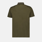 Polos Polo à manches courtes Greca Versace Verde Homme