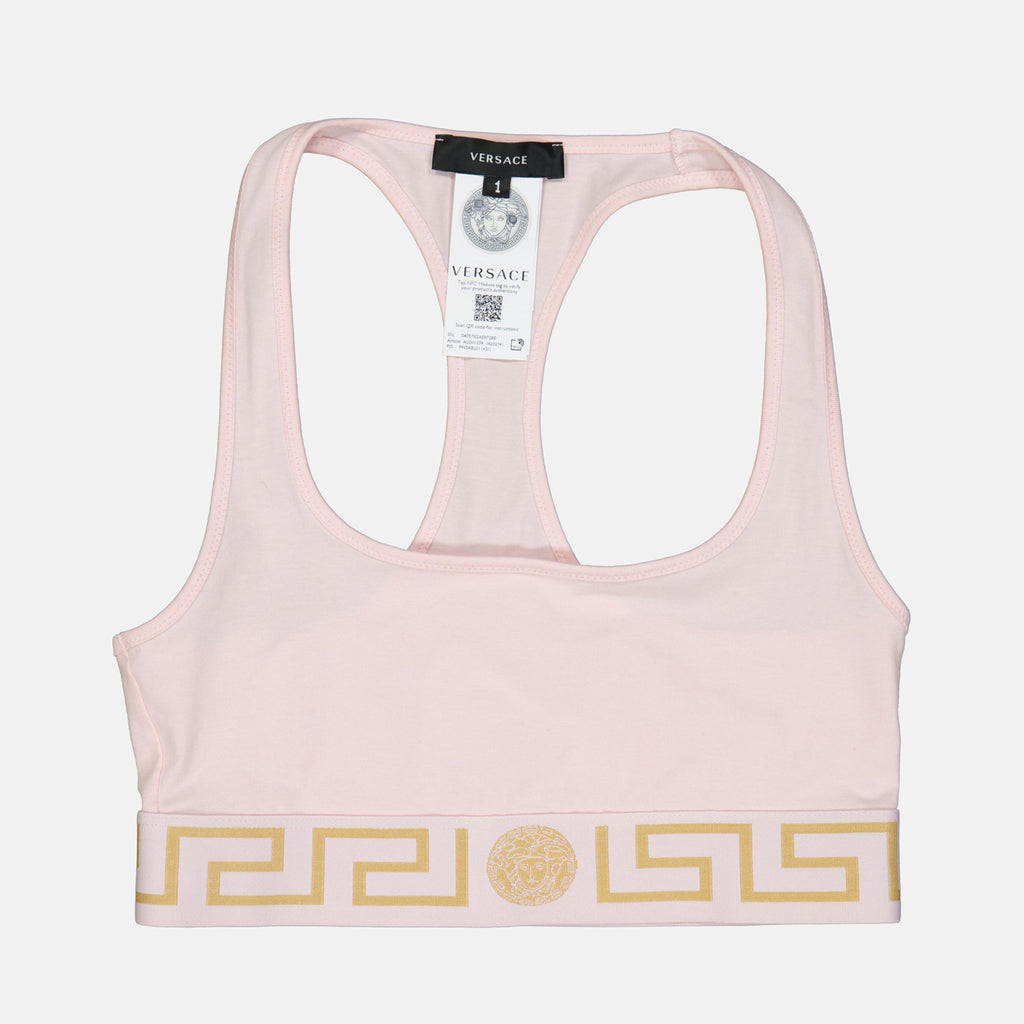 Sous-vêtements et homewear Brassière Greca Versace Rose Femme