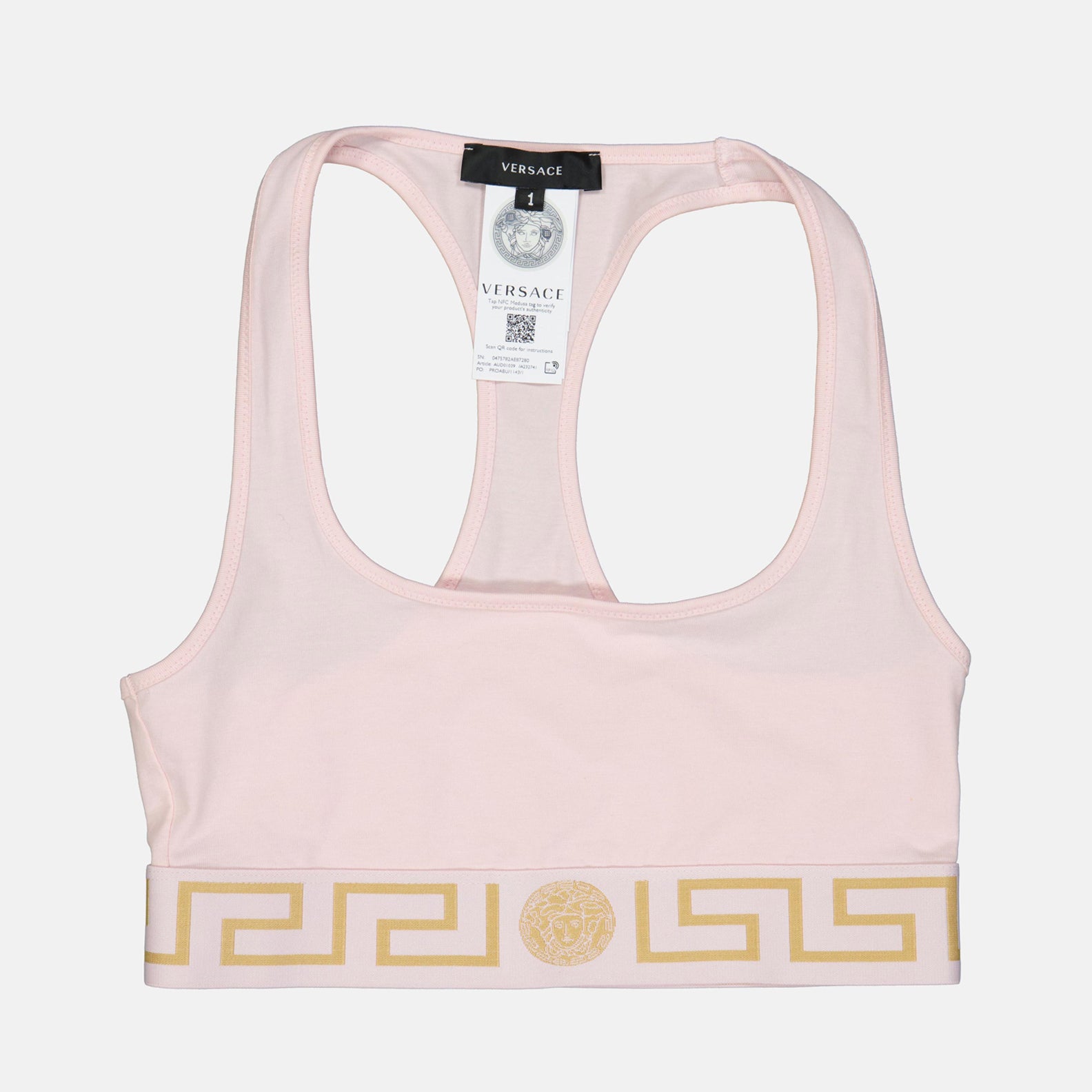 Sous-vêtements et homewear Brassière Greca Versace Rose Femme
