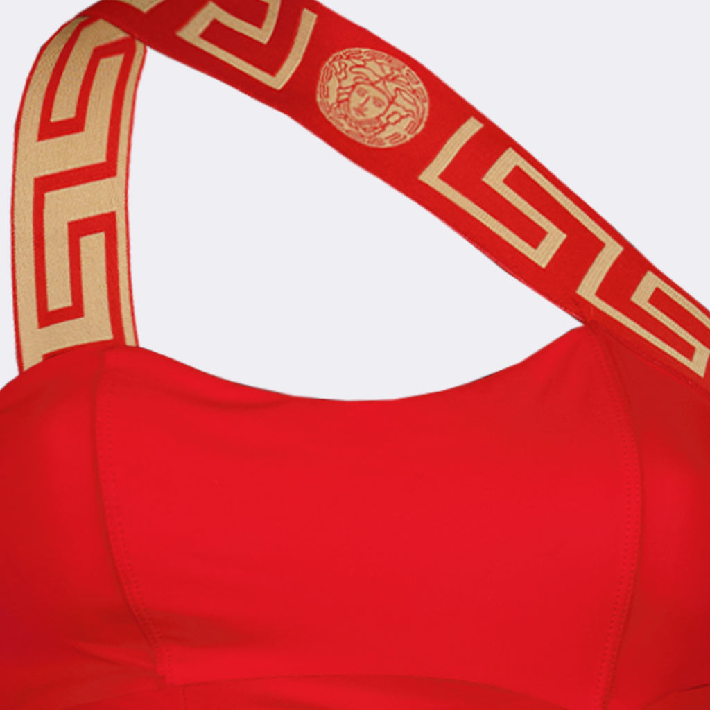 Beachwear Maillot de bain Greca Versace Rouge Femme