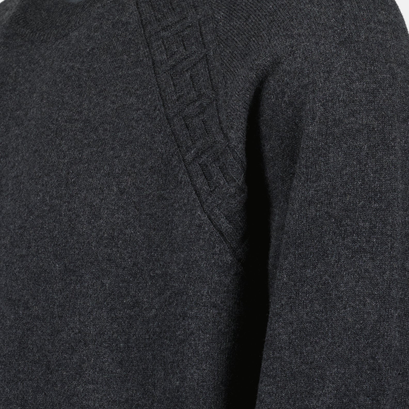 니트웨어 그레카 스웨터 Versace 회색 Homme
