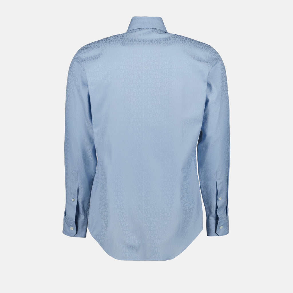 Hemden Chemise Versace Allover Versace Blau Homme