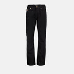 Pantalons Jean slim La Medusa Versace Noir Homme
