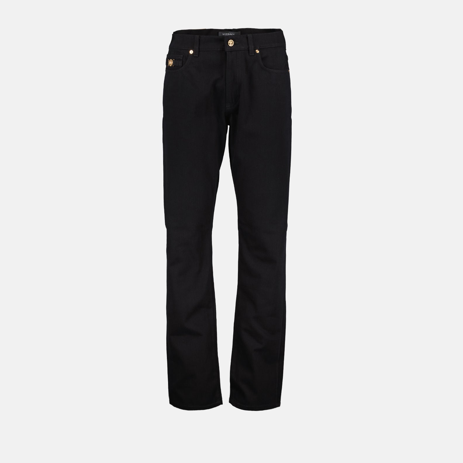 Pantalons Jean slim La Medusa Versace Noir Homme