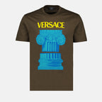 T-shirt T-shirt imprimé Versace Cachi Homme