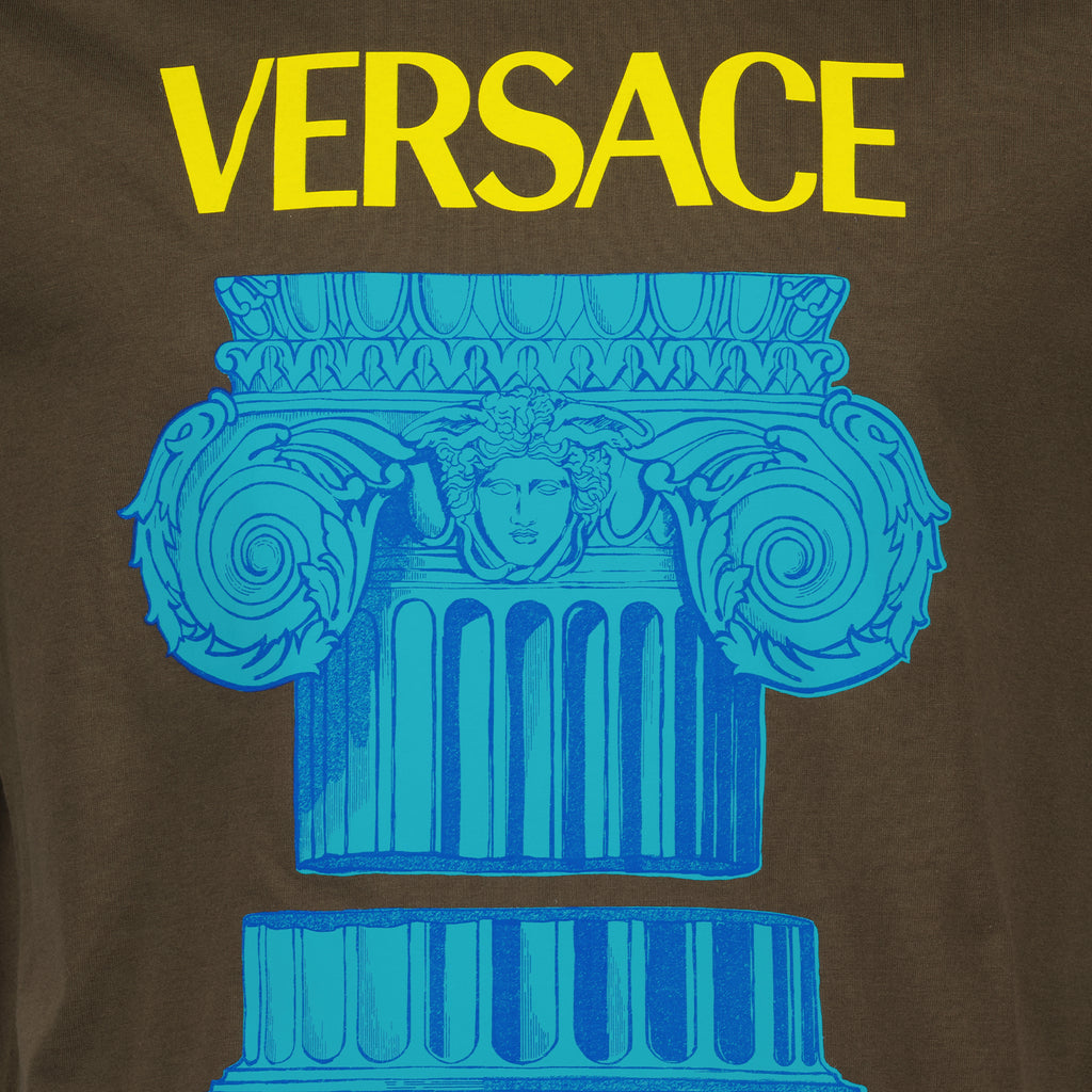 T-shirt T-shirt imprimé Versace Cachi Homme