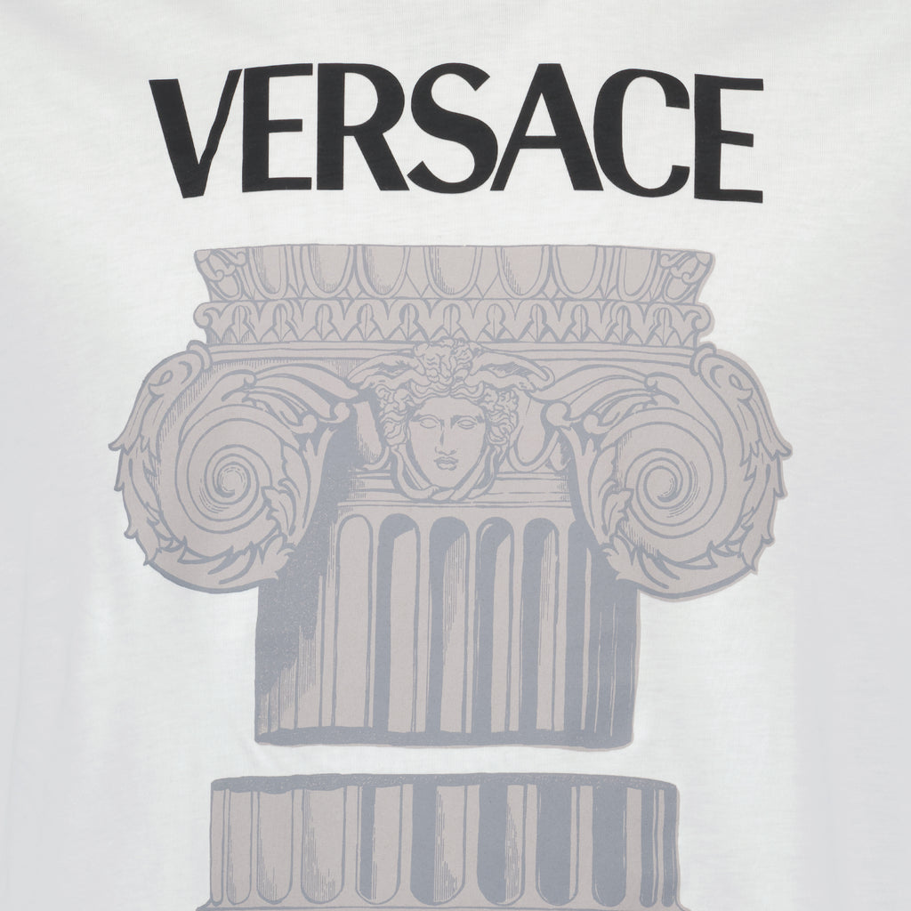 Tシャツ プリントTシャツ Versace 白 男