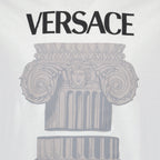 Tシャツ プリントTシャツ Versace 白 男