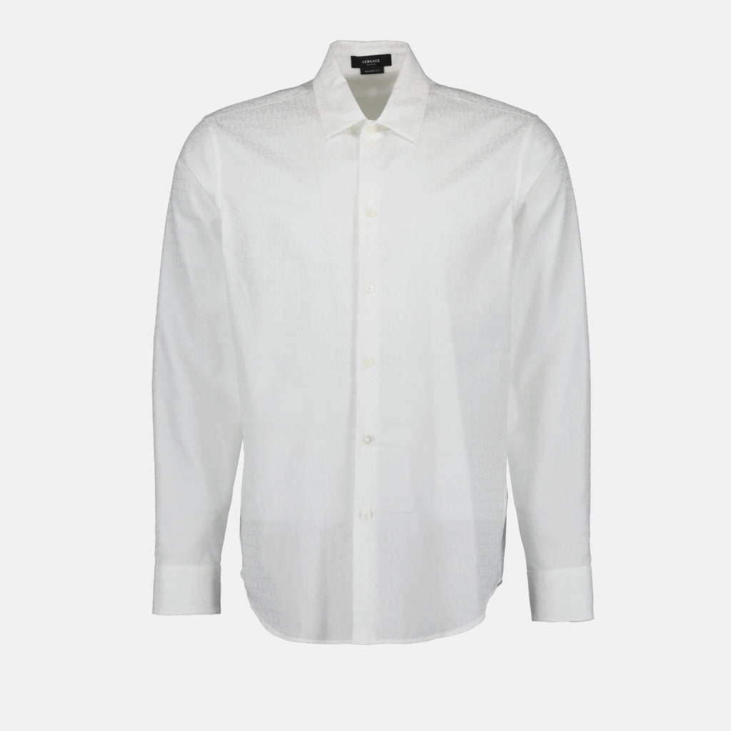 Hemden Chemise Versace Allover Versace Weiß Homme