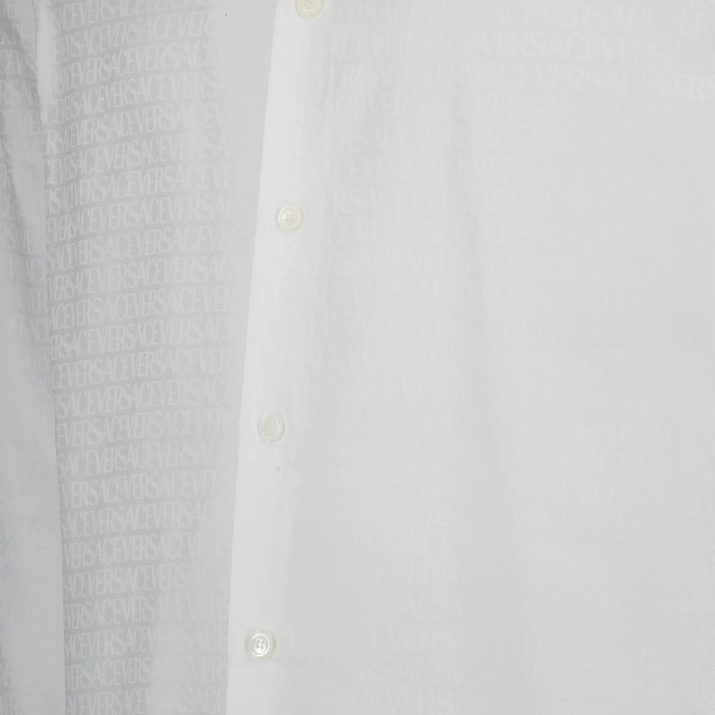 Hemden Chemise Versace Allover Versace Weiß Homme