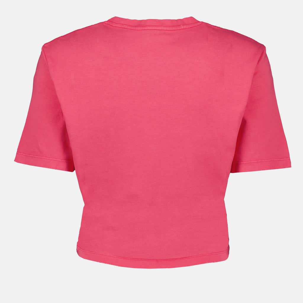 T-Shirts T-shirt à logo Safety Pin Versace Rosa Femme