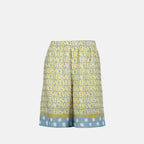 Shorts Short de bain allover Polka Dot Versace Jaune Homme