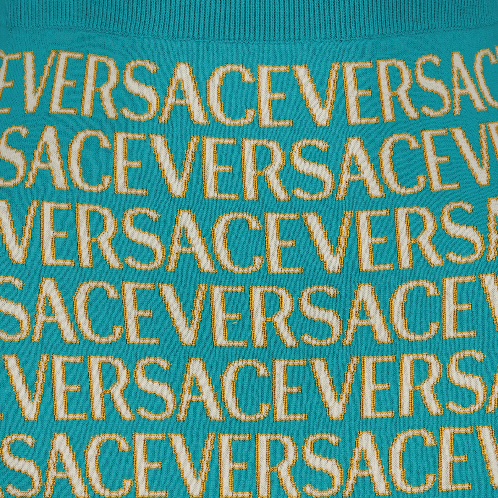 Jupes Jupe crayon Versace Allover Versace Bleu Femme