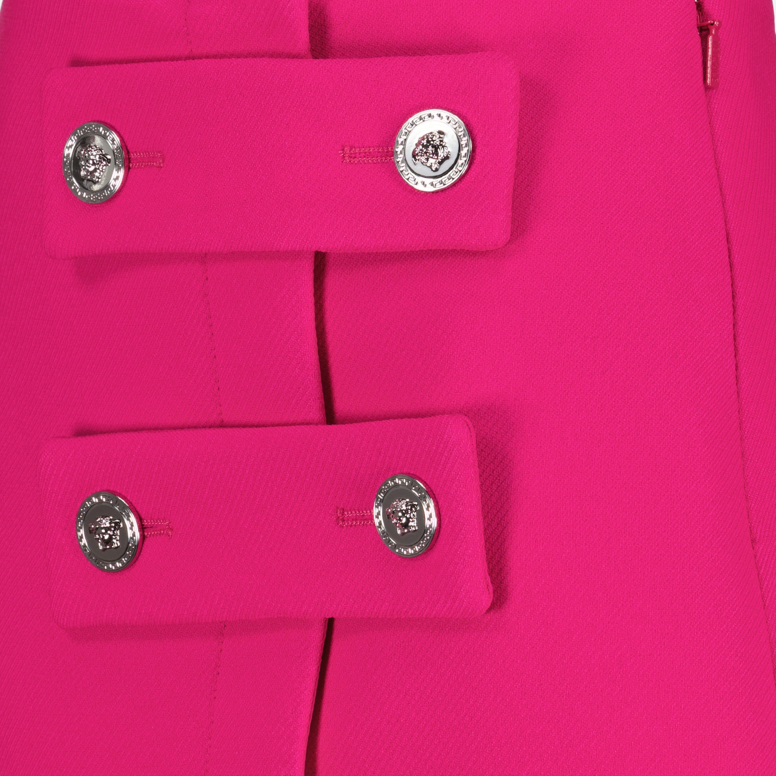 Jupes Jupe mini en cergé Versace Rose Femme