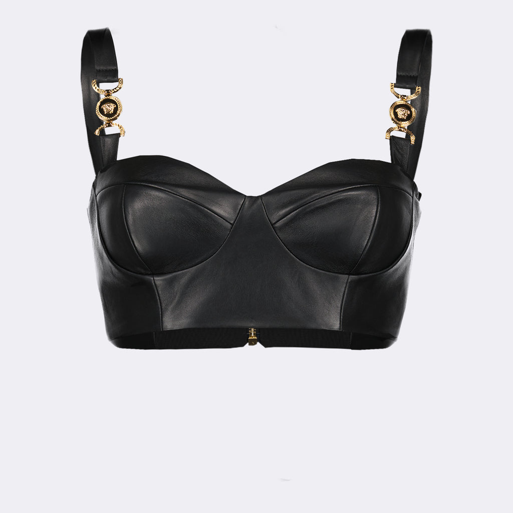 Tops Brassière Medusa Versace Noir Femme
