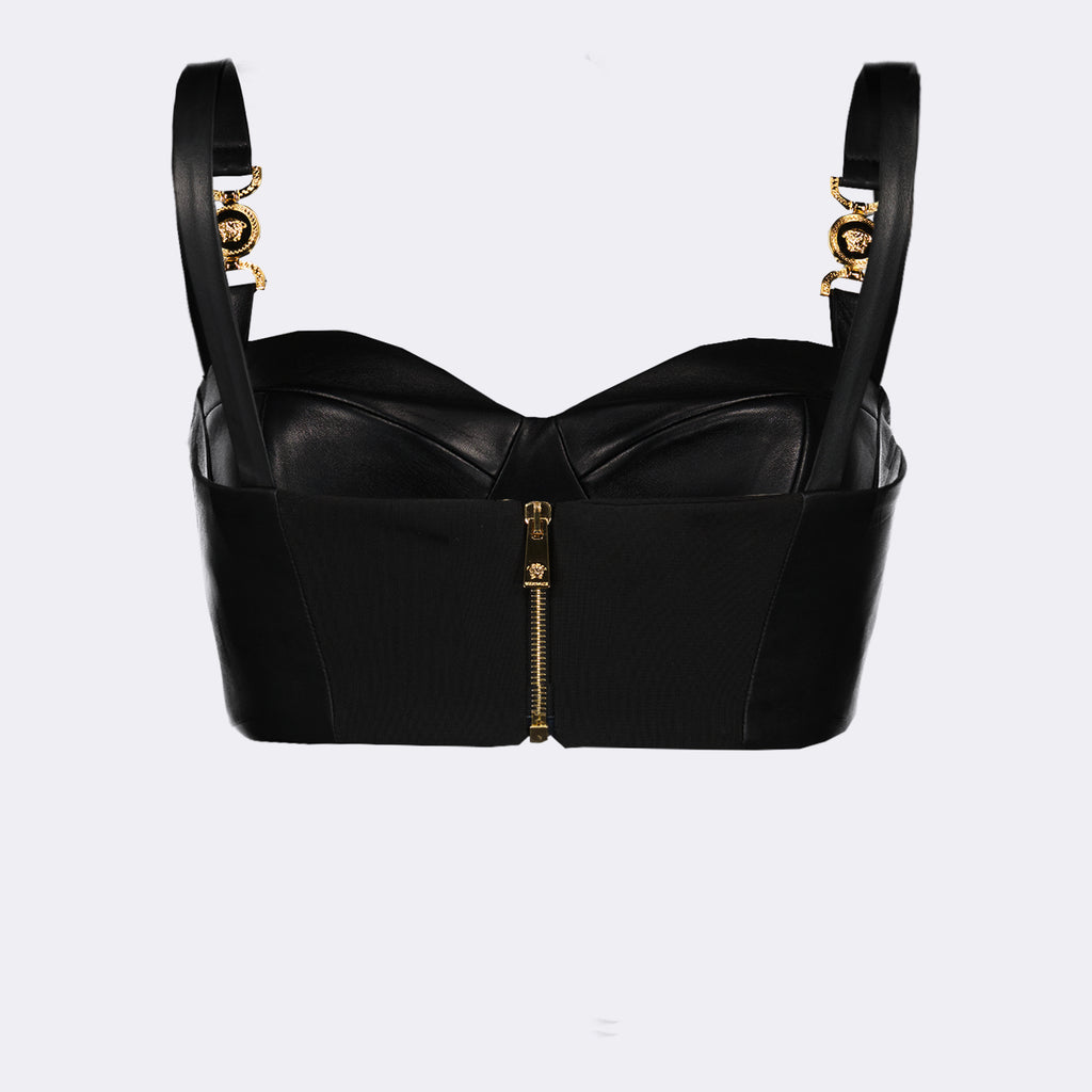 Tops Brassière Medusa Versace Noir Femme