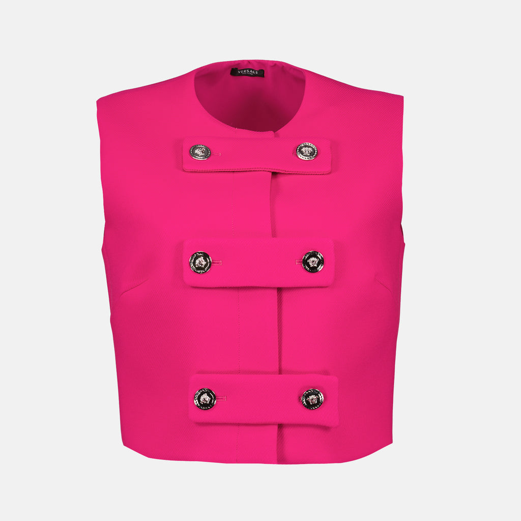 Tops Top Medusa Versace Rosa Femme