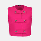 Tops Top Medusa Versace Rosa Femme