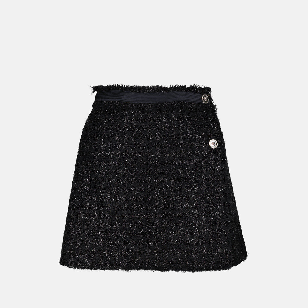 Jupes Jupe mini Versace Noir Femme