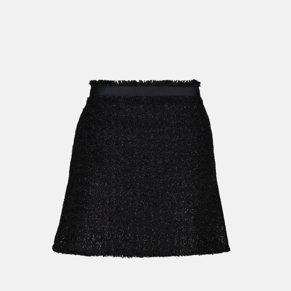 Jupes Jupe mini Versace Noir Femme
