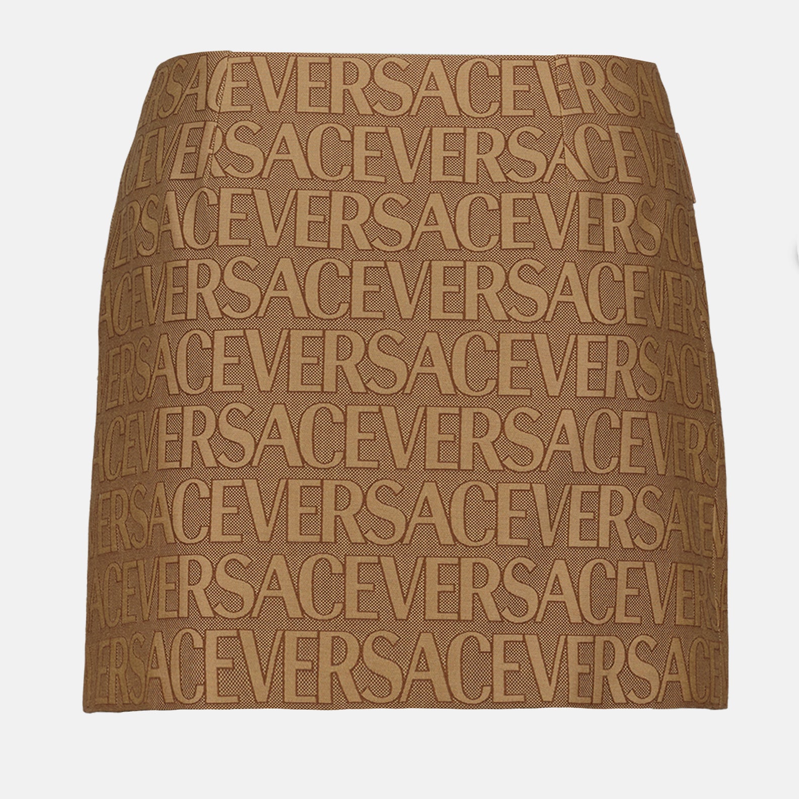 Jupes Mini-jupe monogrammée Versace Marron Femme