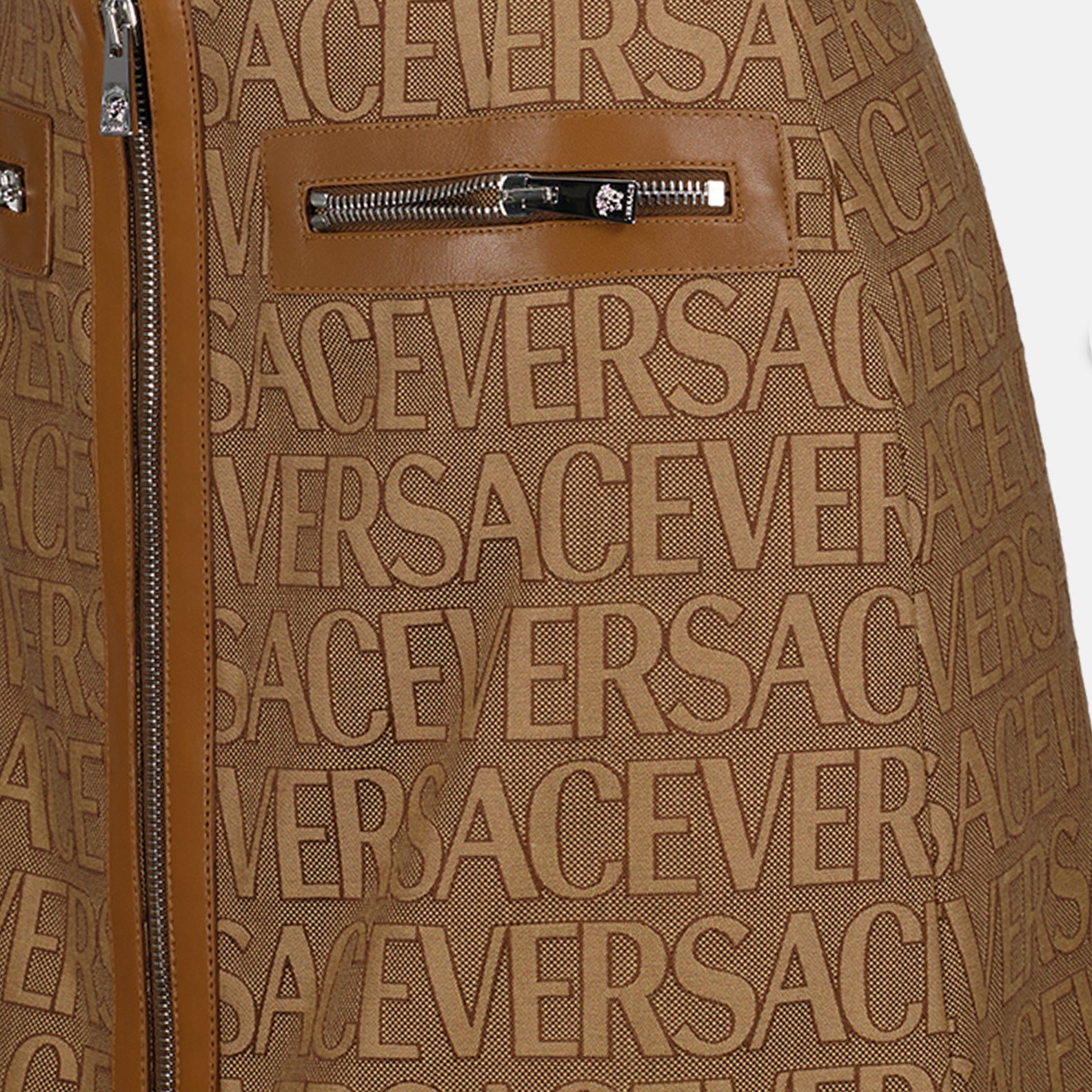 Jupes Mini-jupe monogrammée Versace Marron Femme