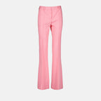 Pantalones Pantalon de ville Versace Rosa Femme