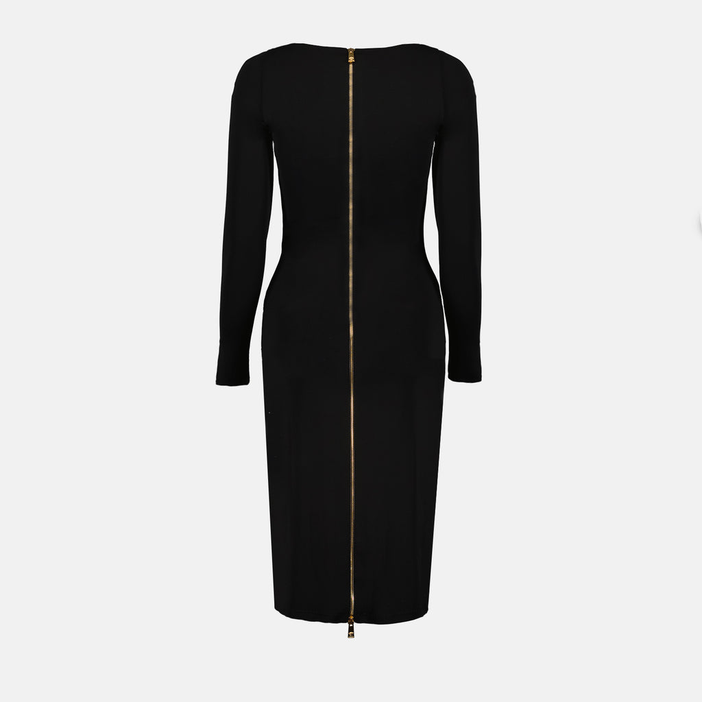 Kleider Robe longue Versace Schwarz Femme