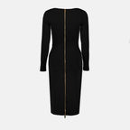 Kleider Robe longue Versace Schwarz Femme