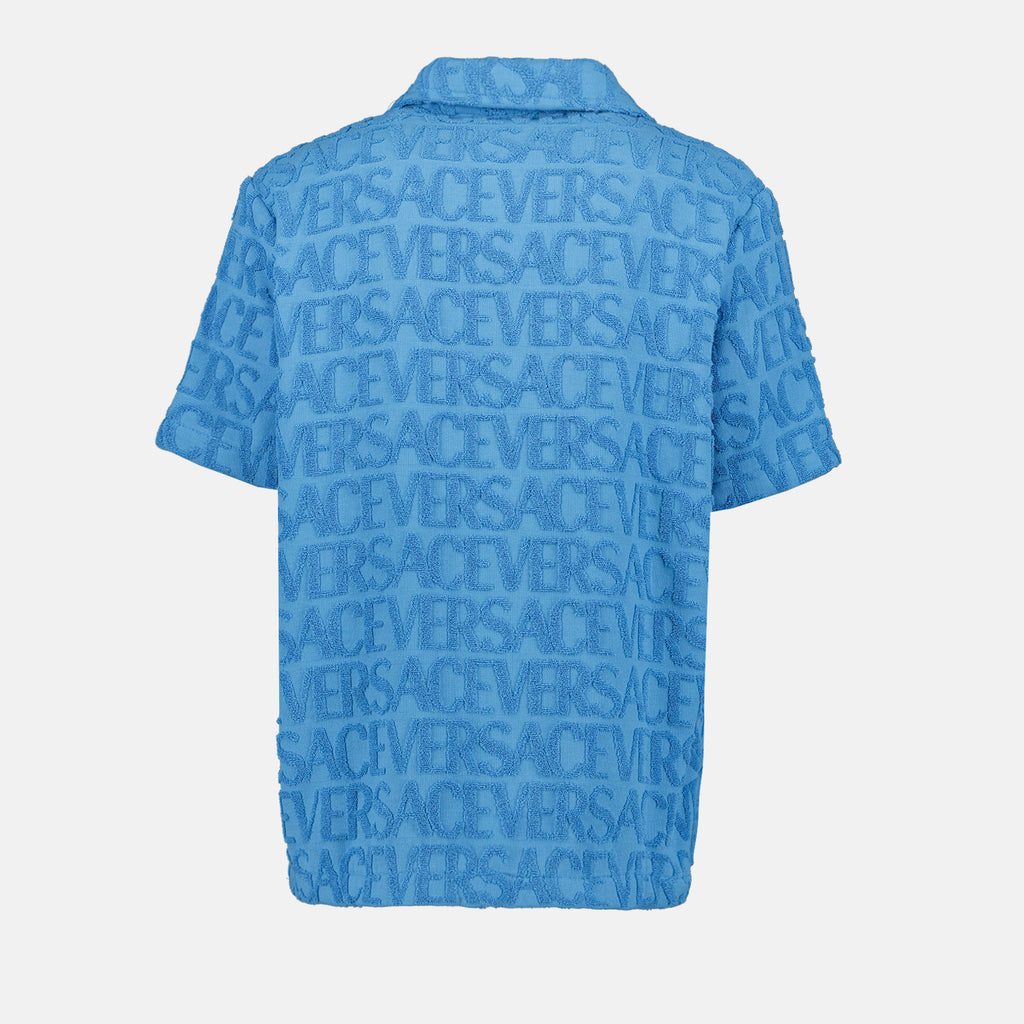Hemden Chemise monogrammée Versace Blau Homme