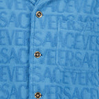 Hemden Chemise monogrammée Versace Blau Homme