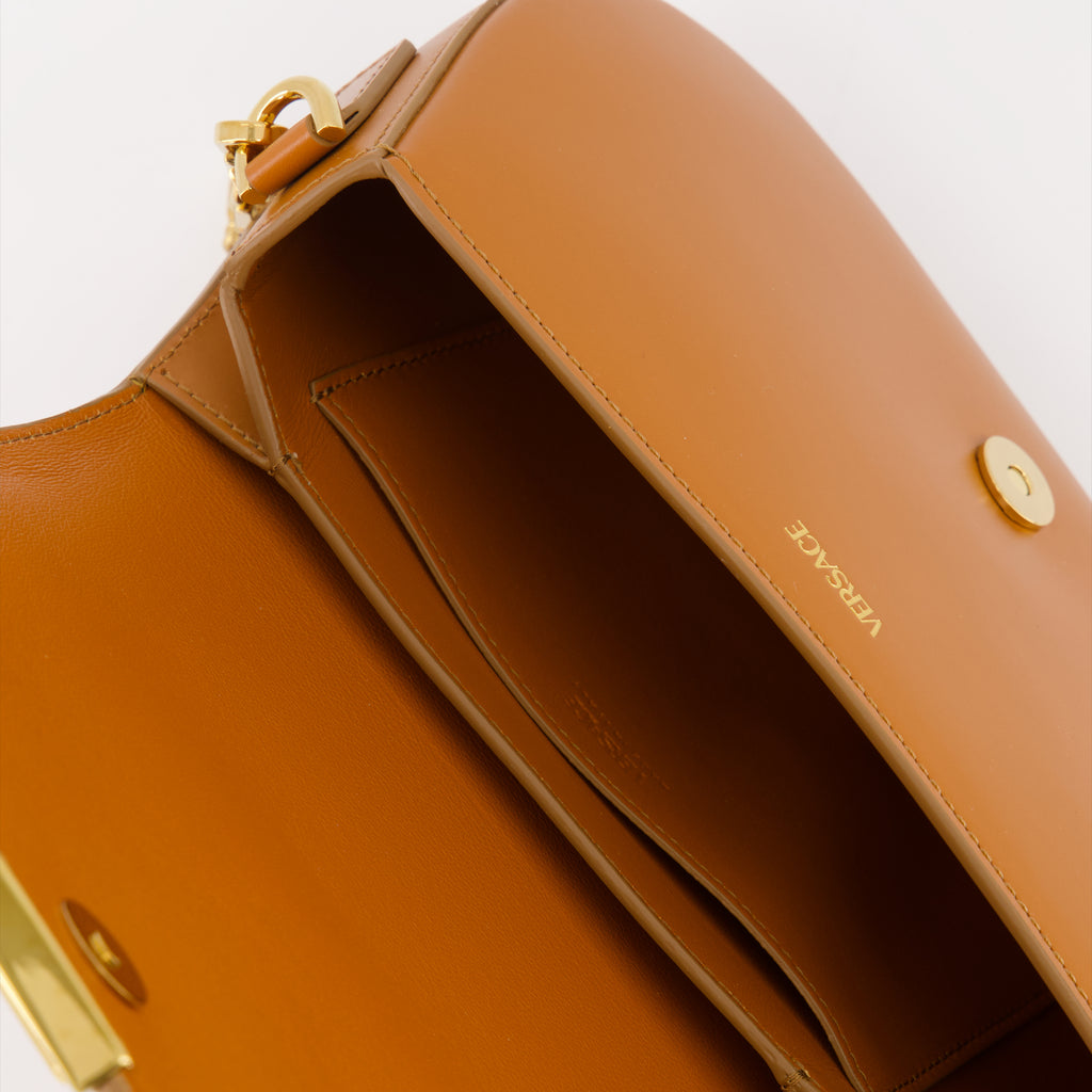 Bolsos de mano y al hombro Sac Greca Goddess Versace Marrón Femme