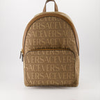 Zaini Zaino Allover Versace Versace Marrone Homme