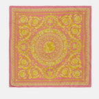 Écharpes, foulards et gants Carré de soie Barocco Versace Rose Femme