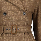 코트 Trench-coat monogrammé Versace 갈색 Femme