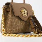 Sacs à main et épaule Sac mini Versace Allover La Medusa Versace Marron Femme