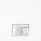 スモールレザーグッズ ラ・メドゥーサ カードホルダー Versace 銀 女性