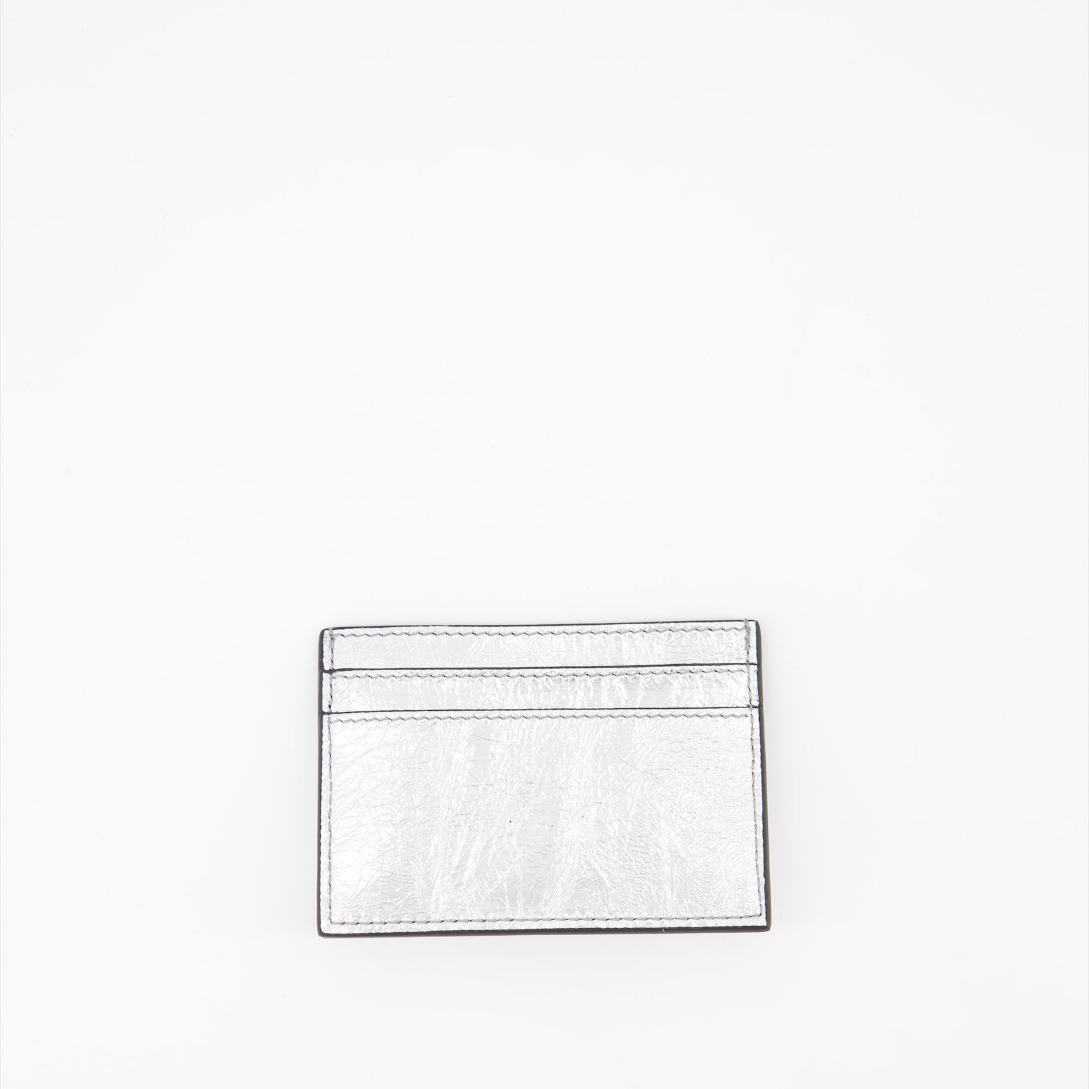 Small leather goods La Medusa card holder Versace Silver Women