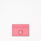 スモールレザーグッズ ラ・メドゥーサ カードホルダー Versace ピンク 女性