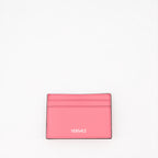 スモールレザーグッズ ラ・メドゥーサ カードホルダー Versace ピンク 女性