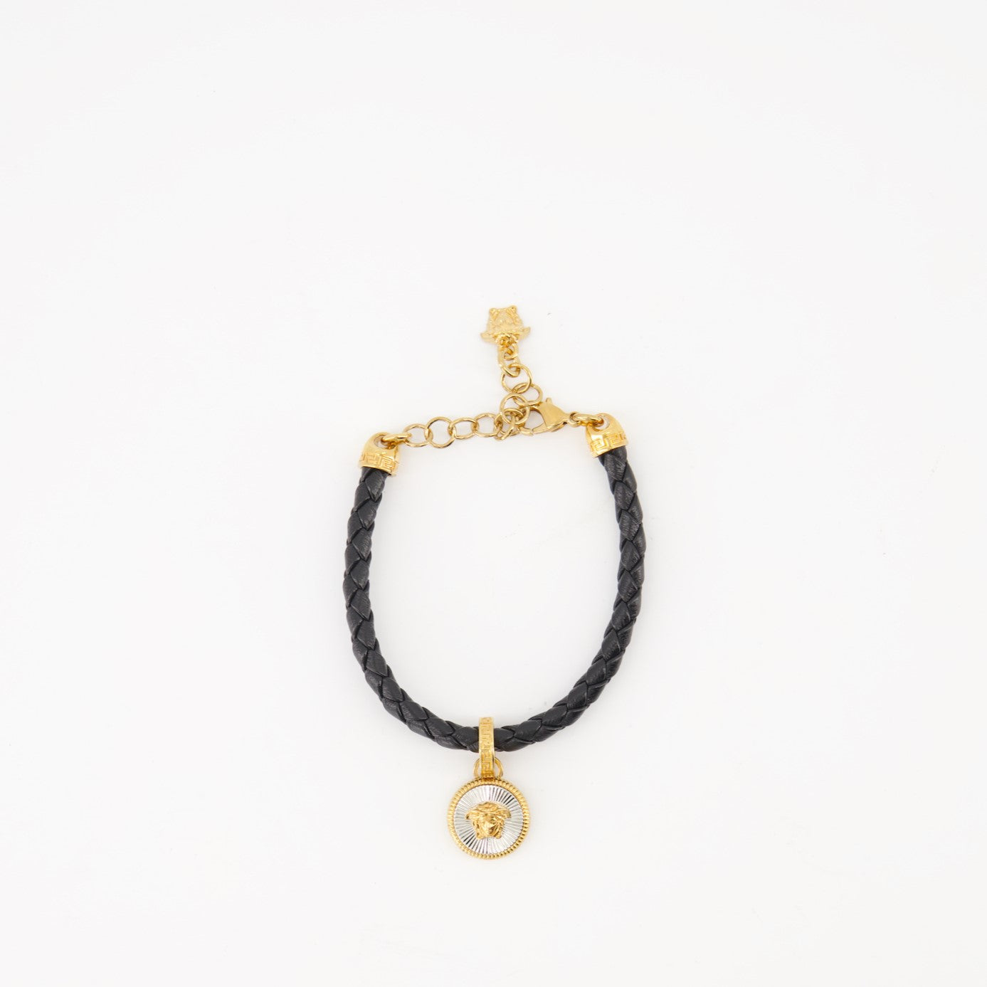 Bijoux Bracelet Medusa Biggie Versace Noir Femme