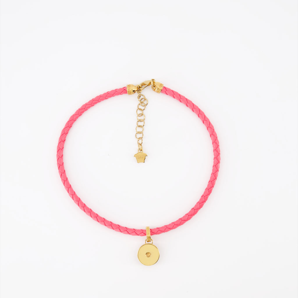 Joias Collier Medusa Biggie Versace Rosa Femme