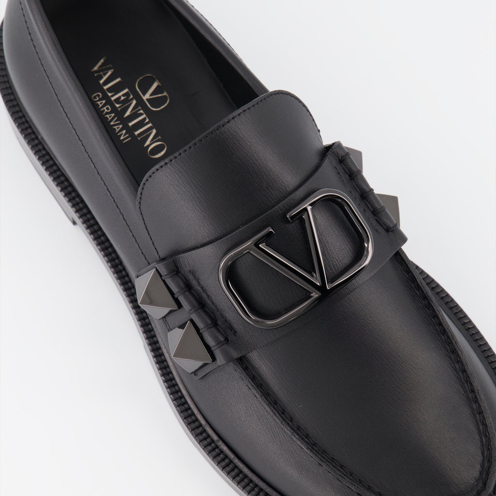 Mocassins Mocassins Stud Sign Valentino Garavani Noir Homme