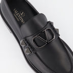 Mocassins Mocassins Stud Sign Valentino Garavani Noir Homme