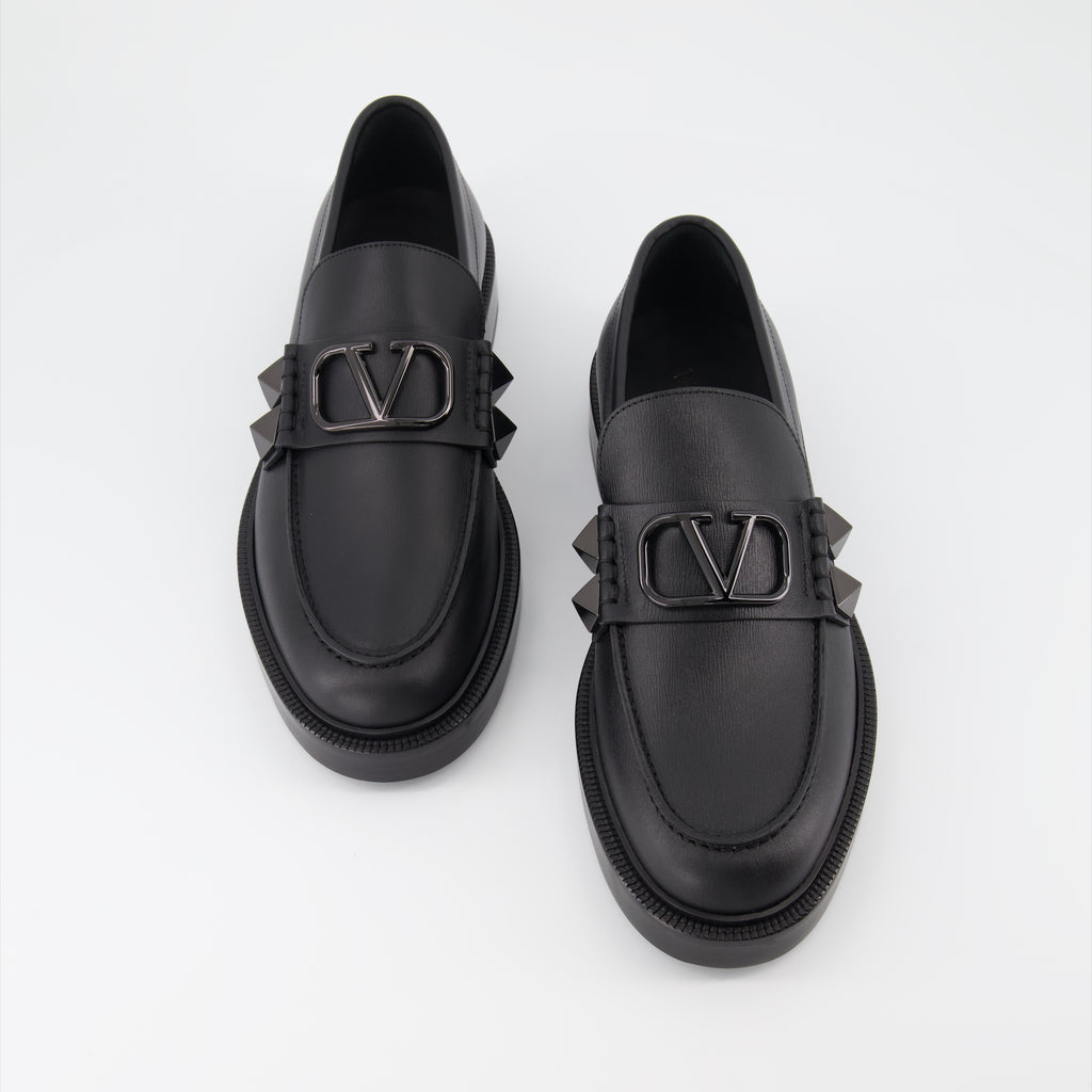 Mocassins Mocassins Stud Sign Valentino Garavani Noir Homme