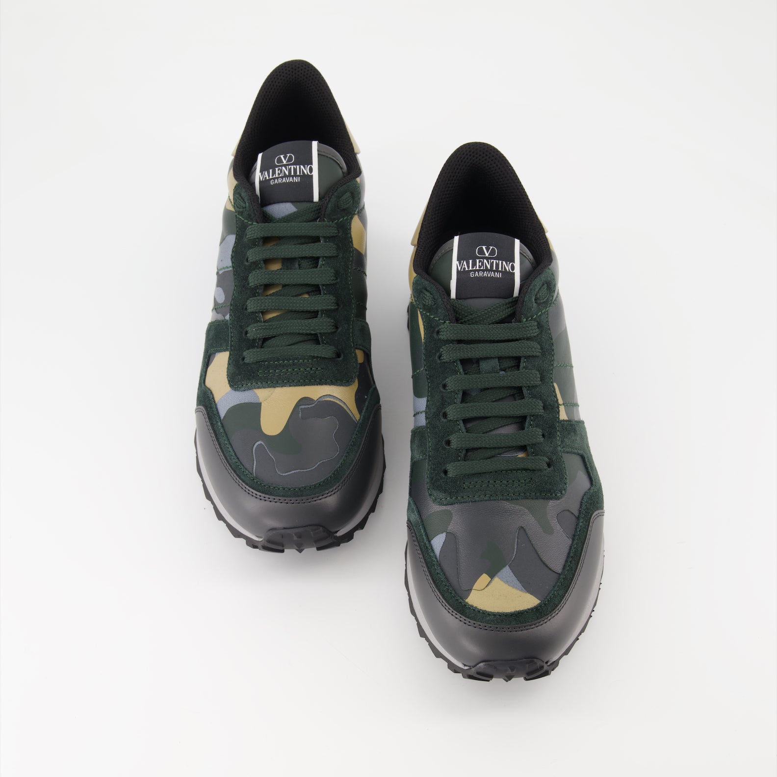 Baskets Baskets Rockrunner Valentino Garavani Gris Homme