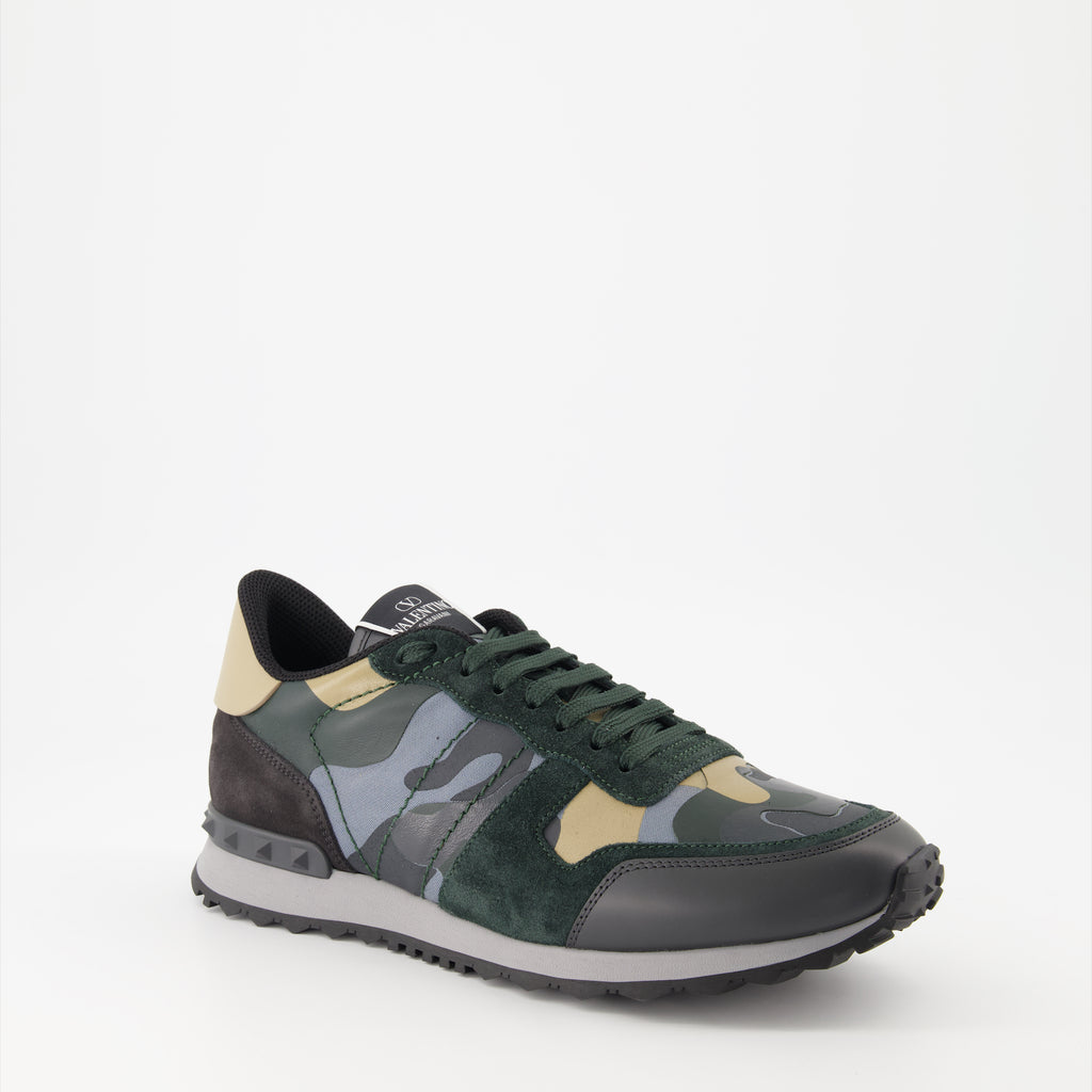 Sneaker Baskets Rockrunner Valentino Garavani Grau Homme