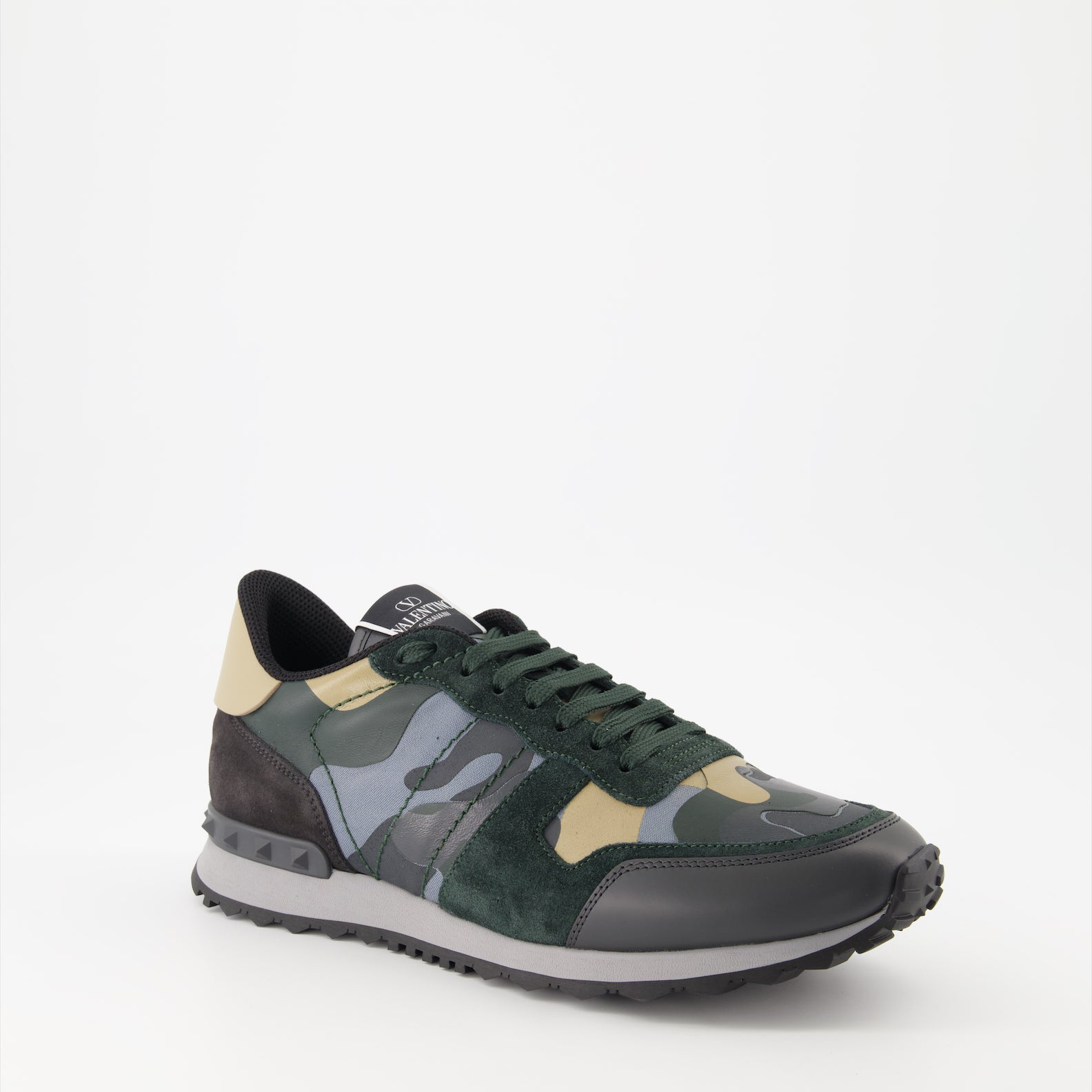 Baskets Baskets Rockrunner Valentino Garavani Gris Homme