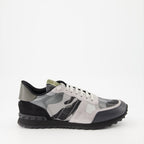 Baskets Baskets Rockrunner Valentino Garavani Gris Homme